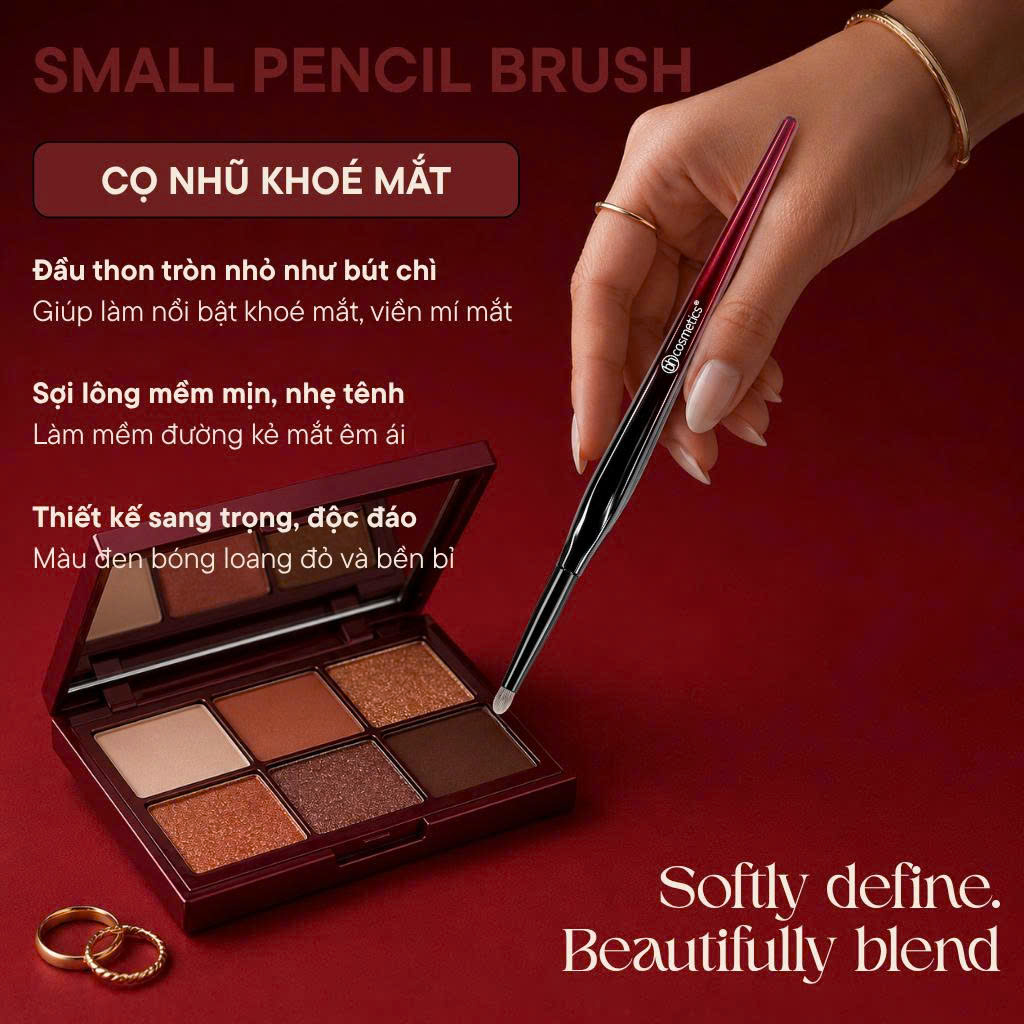 Cọ Nhấn Nhũ Khóe Mắt BH Cosmetics SMALL PENCIL BRUSH BH030